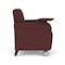 Lesro Siena Lounge Reception Guest Chair W/ Swivel Tablet, 27 in W 29.5 in L 32.5 in H SN1101 - alternate 3
